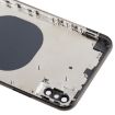Black Back Cover with Camera Lens & SIM Tray for iPhone XS Max - 4