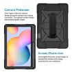 Samsung Galaxy Tab S6 Lite P610 Robot Silicone + PC Tablet Case Black - 3