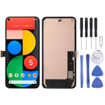 OLED LCD Screen for Google Pixel 5 5G Digitizer Assembly (Black) - 1