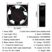 110V Double Ball Bearing 9cm Silent Chassis Cabinet Fan - 6