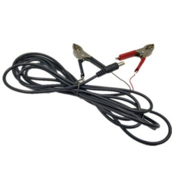 3m DC Battery Clip Line Male Head Crocodile Cable 12V/24V Audio Connection - 1