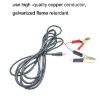 3m DC Battery Clip Line Male Head Crocodile Cable 12V/24V Audio Connection - 3