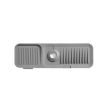 Silicone Draining Mat for Kitchen Sink - Extra Large, Deep Gray - 1