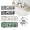 Silicone Draining Mat for Kitchen Sink - Extra Large, Deep Gray - 2