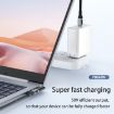 40Gbps USB-C Female to Male Adapter 3D Bend (Black) - 4