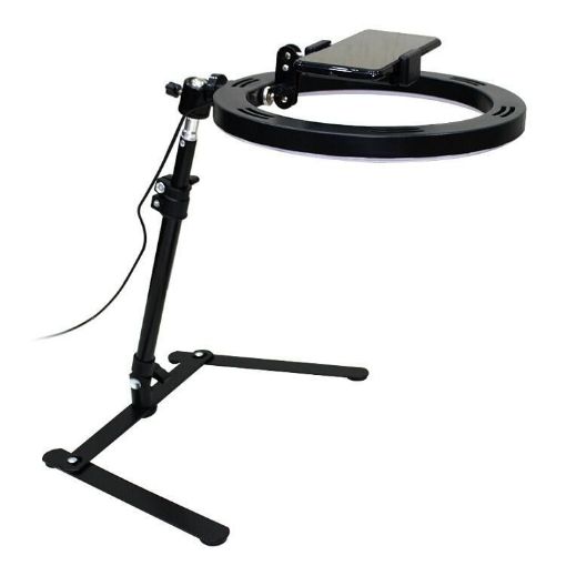 Overhead Shooting Bracket Ring Fill Light Set - LED Light Stand - 1