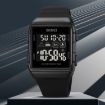 SKMEI 1960 Waterproof Electronic Watch - Black Silicone Strap - 3