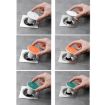 Orange Sewer Deodorant Floor Drain Cover - 3cm - 2