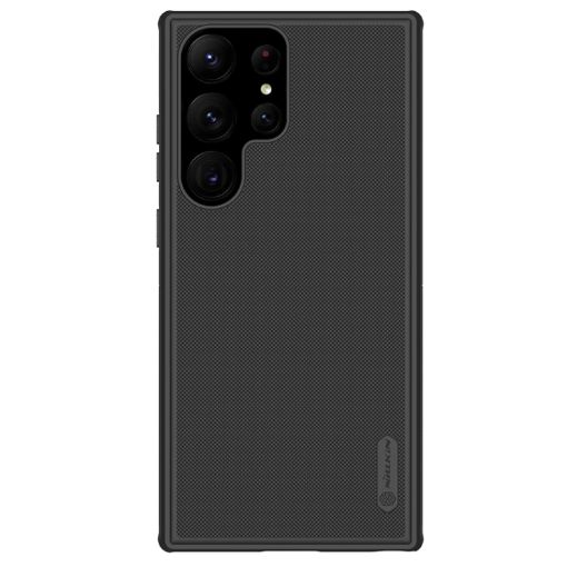NILLKIN Super Frosted Shield Pro Case for Samsung Galaxy S23 Ultra 5G - Black - 1