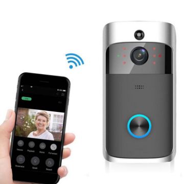 M4 720P Smart WIFI Doorbell, Night Vision, Wide-angle Camera - 1