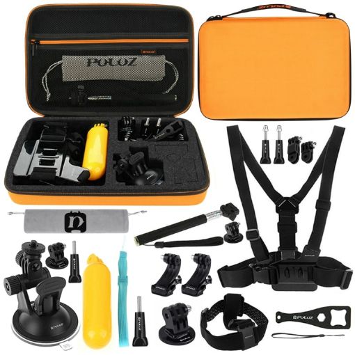 PULUZ 20-in-1 Accessories Combo Kit for GoPro & DJI Osmo Action - 1