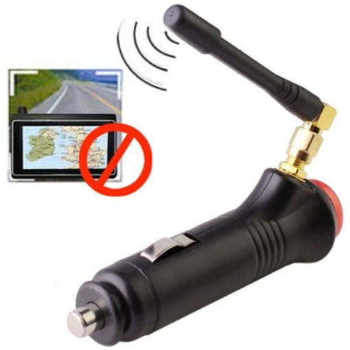 Portable Car GPS Signal Jammer with Switch - Black - 1