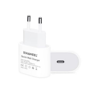HAWEEL PD 20W USB-C QC Travel Charger EU Plug - 1