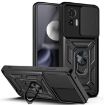 Motorola Edge 30 Neo Sliding Camera Cover Phone Case - Black - 1