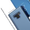 Galaxy Note 9 Mirror Clear View PU Leather Case - Black - 5
