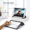 iPad 10.2 DUX DUCIS Domo Series Leather Case - Black - 3