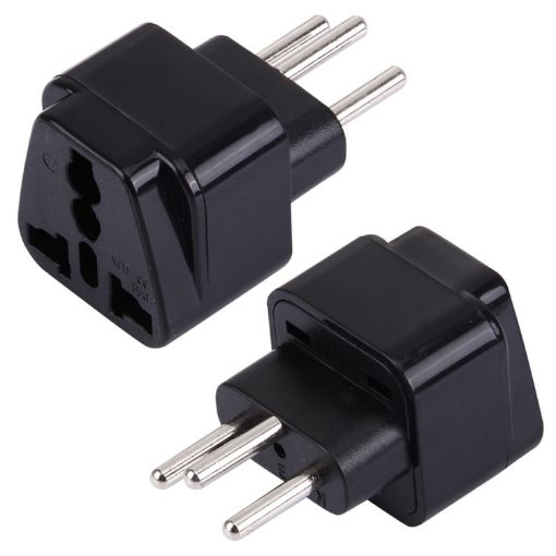 Portable Universal Plug Adapter for Switzerland - Grounded Type-J Socket - 1
