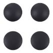Black Rubber Mats for Microsoft Surface Laptop 3/4 - 4 in 1 - 1