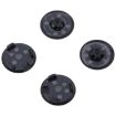Black Rubber Mats for Microsoft Surface Laptop 3/4 - 4 in 1 - 3