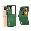 OPPO Find N3 Flip Genuine Leather Phone Case (Green) - 1