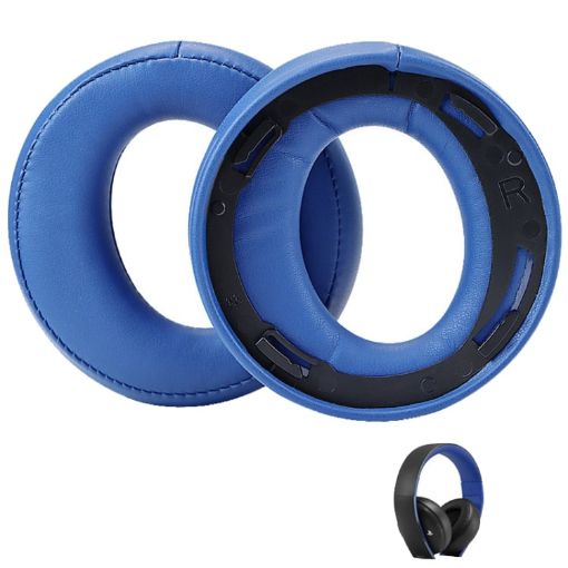 Sony CECHYA-0083 Blue PU Headphone Sponge Cover Earmuffs - 2pcs - 1