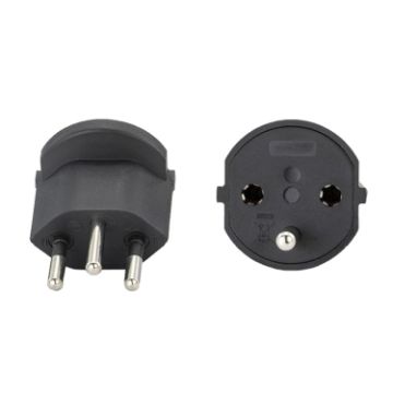 Picture of HD-153 With Lock EU To Switzerland Convertible Plug With Ground Wire Travel Adaptor