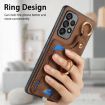 Samsung Galaxy A41 Retro Skin-feel Ring Card Bag Phone Case (Brown) - 5
