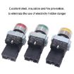 CHINT NP2-BW3362/220V 1 NC Pushbutton Switches With LED Light - 6