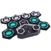 Portable Drum Set Bluetooth Kids Practice Drum (Black) - 2