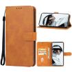 ZTE nubia Red Magic 9 Pro/Pro+ Leather Phone Case - Brown - 1