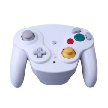 NGC Gamepad 2.4G Wireless Gamepad for Wii - White - 1