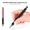 Dual Touch Metal Stylus Pen - Black - 3