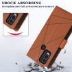 Nokia C22 PU Leather Phone Case - Brown - 6