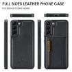 Samsung Galaxy S22 DG.MING M5 Series Zip RFID Multi Card Leather Case - 2