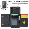Samsung Galaxy S22 DG.MING M5 Series Zip RFID Multi Card Leather Case - 4