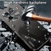 vivo iQOO 12 Dark Purple Phone Case - Micro Frosted Metal Paint PC - 3