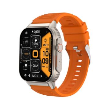 Picture of G41 Smart Bracelet, 2.01 inch IP67 Waterproof Smart Watch, Bluetooth Call / Heart Rate / Non-invasive Blood Glucose / HRV / MET (Orange)