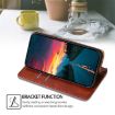 OPPO A79 5G Brown Leather Phone Case - Global Gloss Oil Solid Color - 4