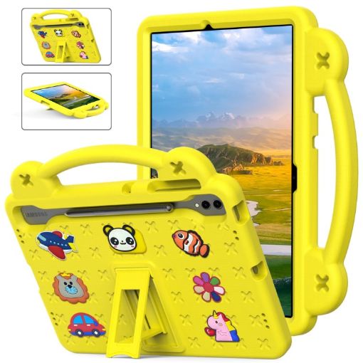 Samsung Galaxy S7 FE 12.4 T730/T736 Kids Tablet Case (Yellow) - 1