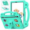 Samsung Galaxy Tab S9 FE Mint Green Tablet Case with Handle Kickstand - 1