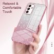 Samsung Galaxy A12 4G / 5G Gold Glitter Powder Phone Case - 5