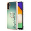 Samsung Galaxy A13 5G Phone Case with Ring Holder - Electroplating IMD Smile - 2
