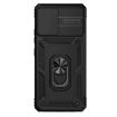 Samsung Galaxy A42 5G Sliding Camshield Holder Phone Case - Black - 2