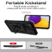 Samsung Galaxy A42 5G Sliding Camshield Holder Phone Case - Black - 5