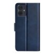 Motorola Moto G54 Leather Phone Case - Dark Blue - 3