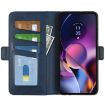 Motorola Moto G54 Leather Phone Case - Dark Blue - 4