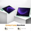 Samsung Galaxy Tab S9 FE Mint Green TPU Leather Tablet Case - 5