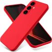 Samsung Galaxy A05s Liquid Silicone Shockproof Phone Case (Red) - 1
