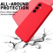 Samsung Galaxy A05s Liquid Silicone Shockproof Phone Case (Red) - 4