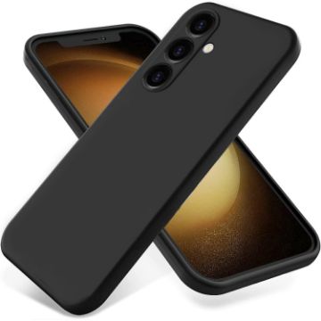 Samsung Galaxy A05s Liquid Silicone Shockproof Phone Case - Black - 1